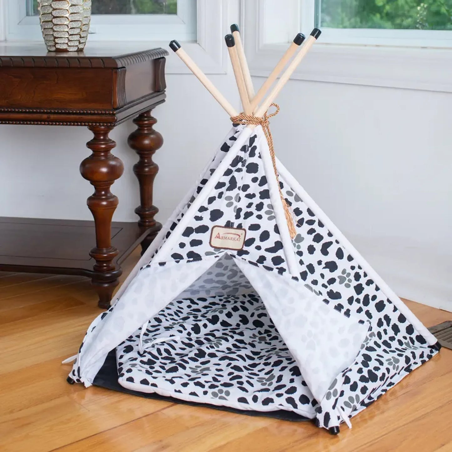 Armarkat Pet Tent/Teepee Style Cat Bed C46, w/Durable Fabric