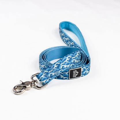 Tidal Pattern Flat Dog Leash