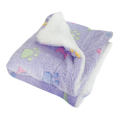 Ultra Plush Colorful Bones/Paws Blanket for your pet