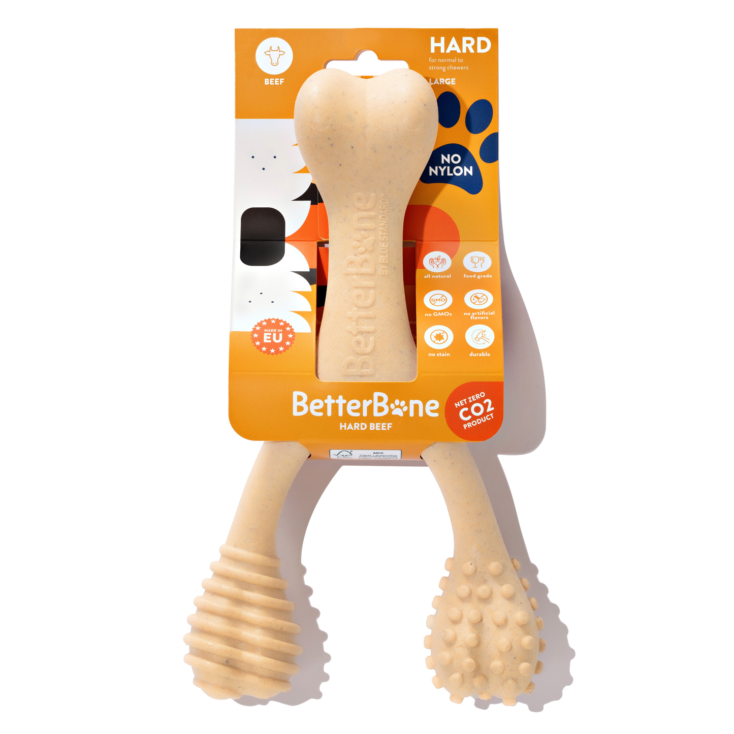 Betterbone Hard Beef Dog Chew Toy - Wings N Whiskers