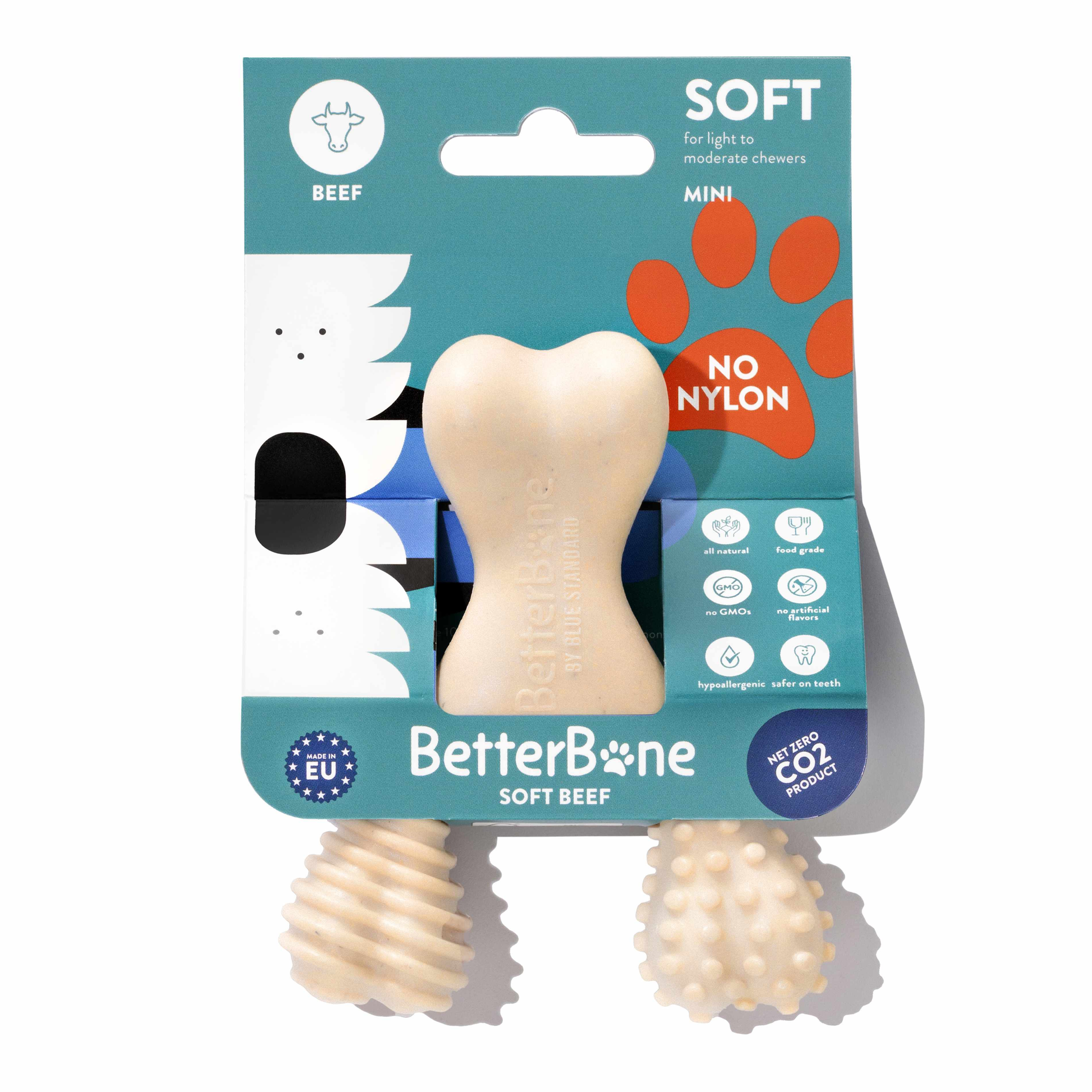 Betterbone Soft Beef Dog Chew Toy - Wings N Whiskers