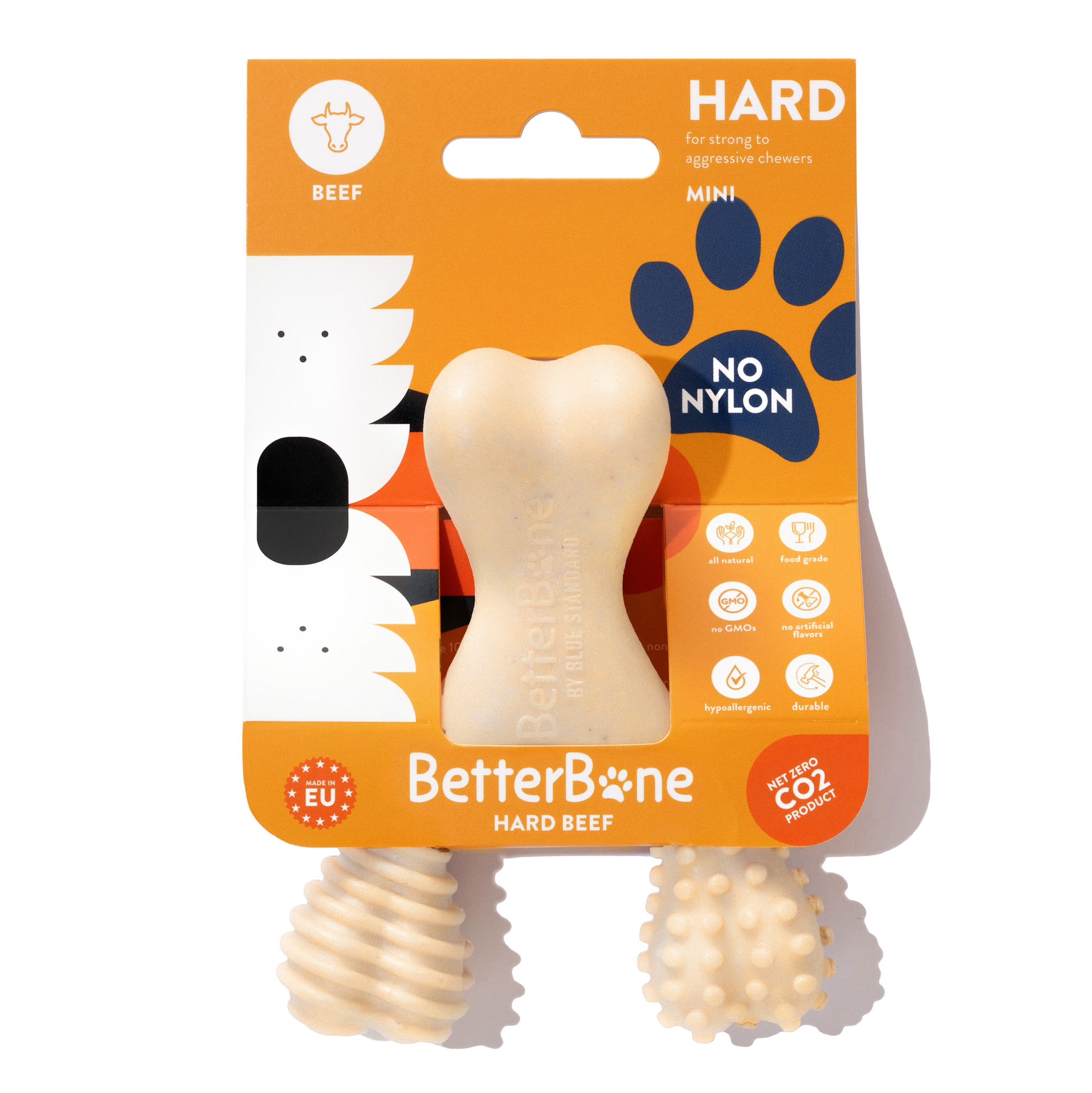 Betterbone Hard Beef Dog Chew Toy - Wings N Whiskers