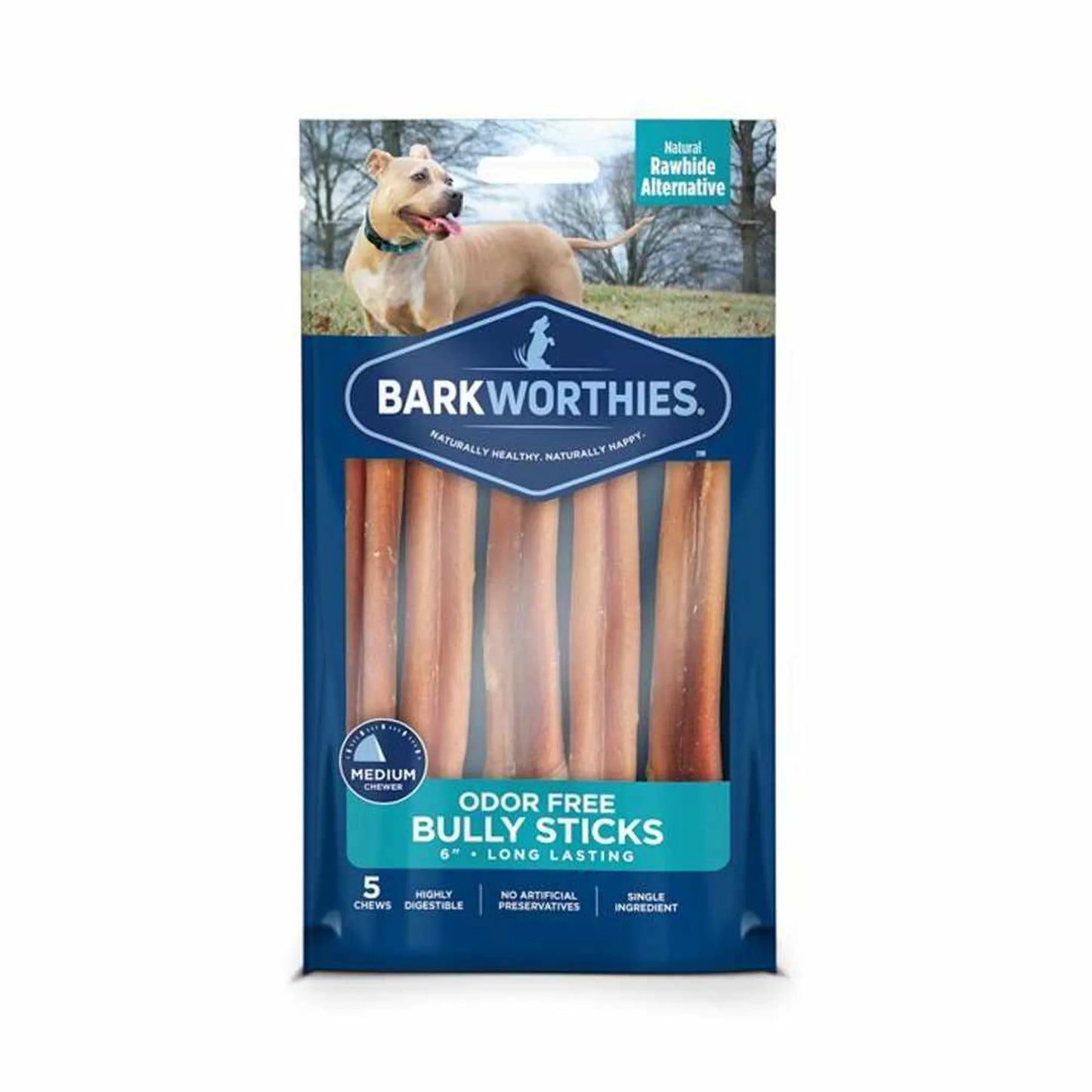 Barkworthies Bully Stick - Odor Free