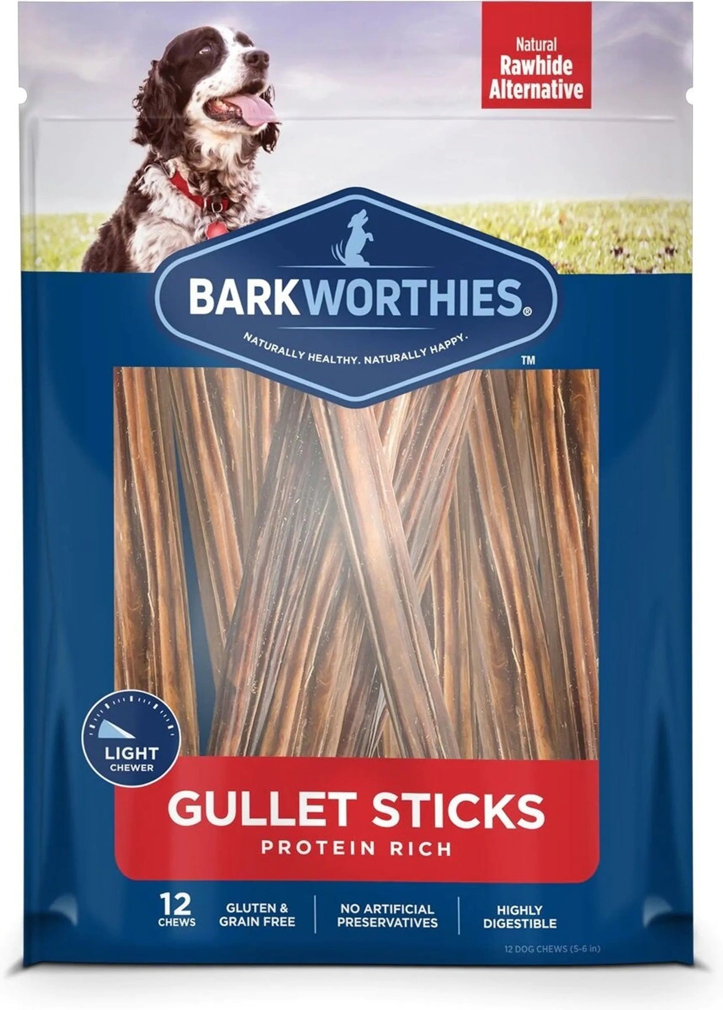 Barkworthies Beef Gullet - Sticks 6''