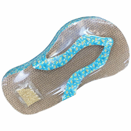 Multipet Margaritaville(R) Flip Flop Cat Scratcher 16"