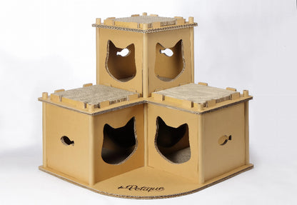 Petique Feline Fortress Cat Scratcher