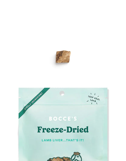 Bocce's Bakery Lamb Liver Freeze Dried Treats 3oz