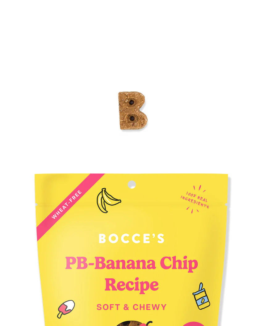 Bocce's Bakery PB-Banana Chip Soft & Chewy Dog Treats 6oz