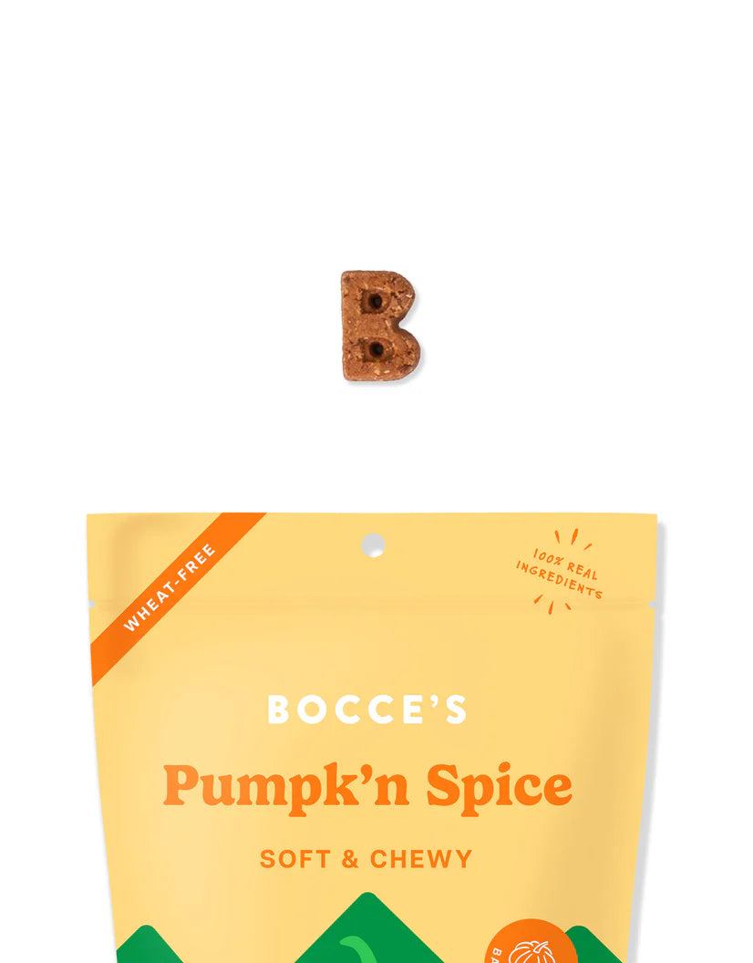 Bocce's Bakery Pumpk'n Spice Soft & Chewy Dog Treats 6oz